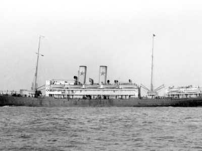 La nave "Europa" su cui nel 1913 viaggi� Giovanni Greco, 17enne di Carovigno che mor� poco prima di sbarcare in America